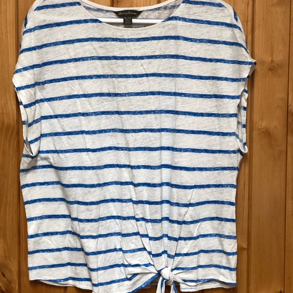Tommy Bahama Sleeveless Top XL Knot Front